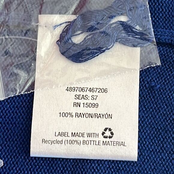 Covington Women’s Cascade Cardigan size S/C Blue & White Stripes Open Front NWT - Picture 11 of 11